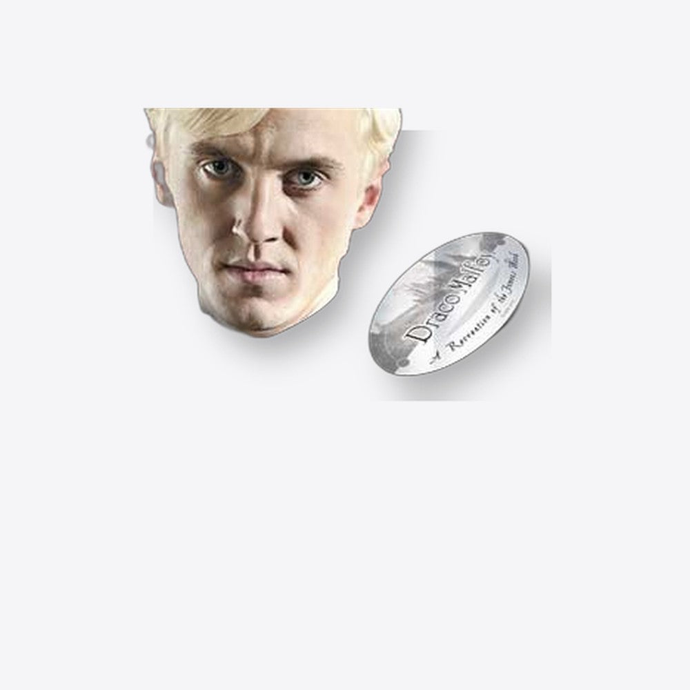 Replica the noble collection harry potter draco malfoy varita con caja y placa de identificacion (imagen 6 de 6)