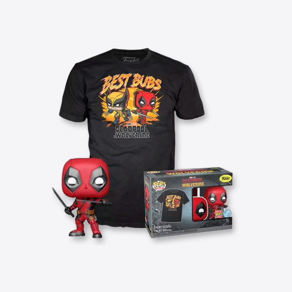 Funko Set figura POP & Tee Marvel Deadpool & Wolverine (imagen 2 de 6)