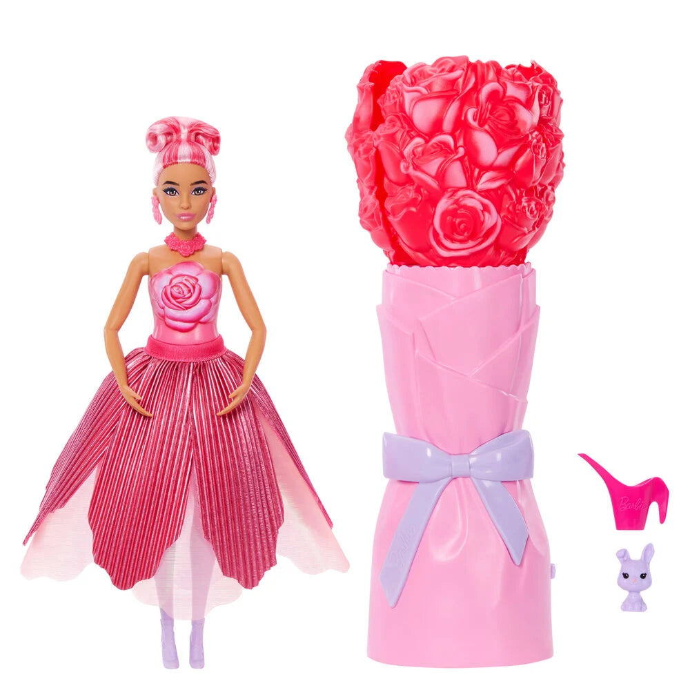Mattel Muñeca Rosa Roja Petal Pop Barbie (imagen 2 de 6)