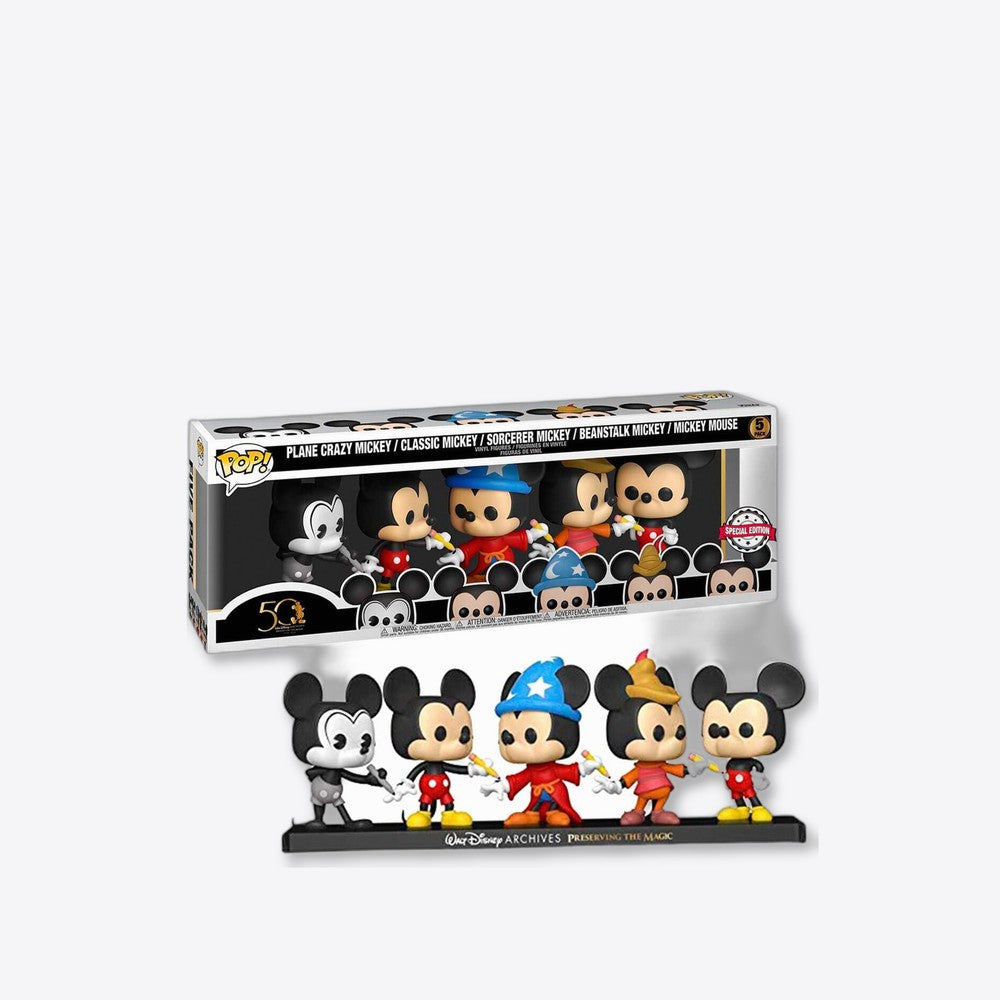 Funko Set 5 figuras POP Disney Archives Mickey Exclusive (imagen 4 de 6)