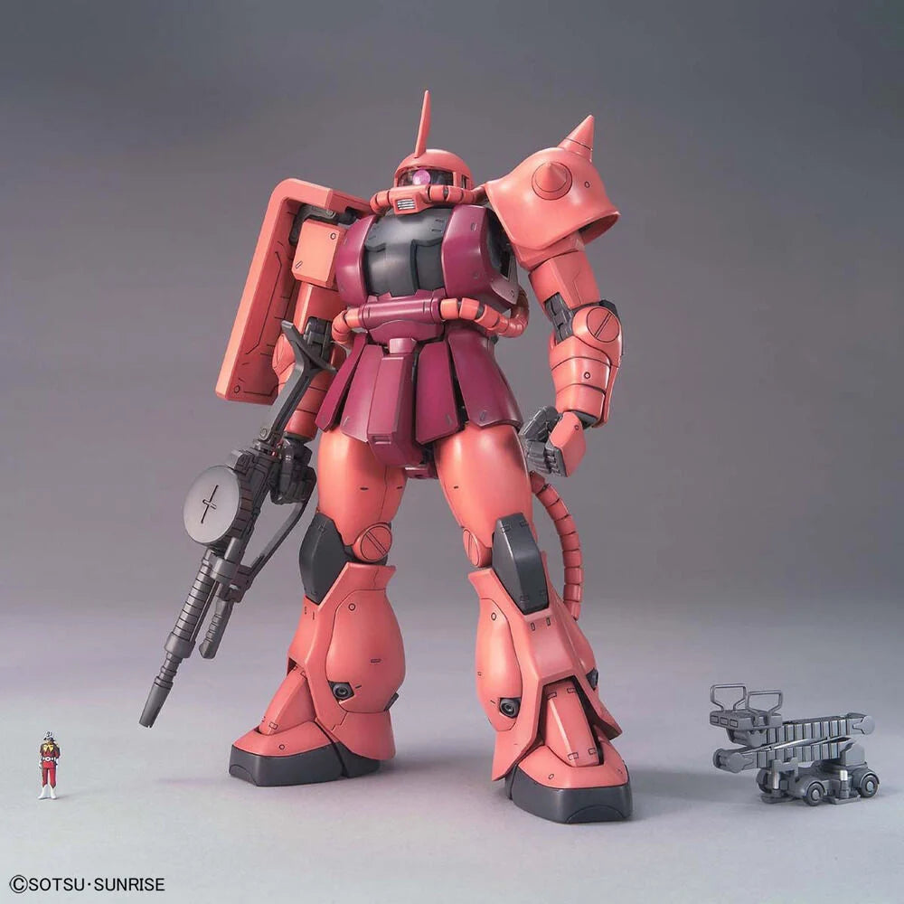 Bandai Hobby Maqueta MG 1/100 MS-06S Zaku II Char Aznable Custom Ver. 2.0 Mobile Suit Gundam (imagen 3 de 6)
