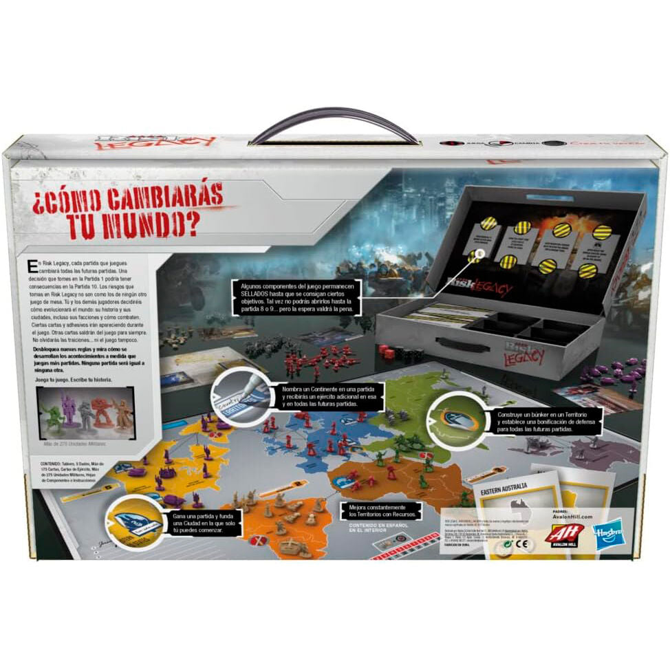 Hasbro Juego mesa Legacy Risk español (imagen 4 de 7)