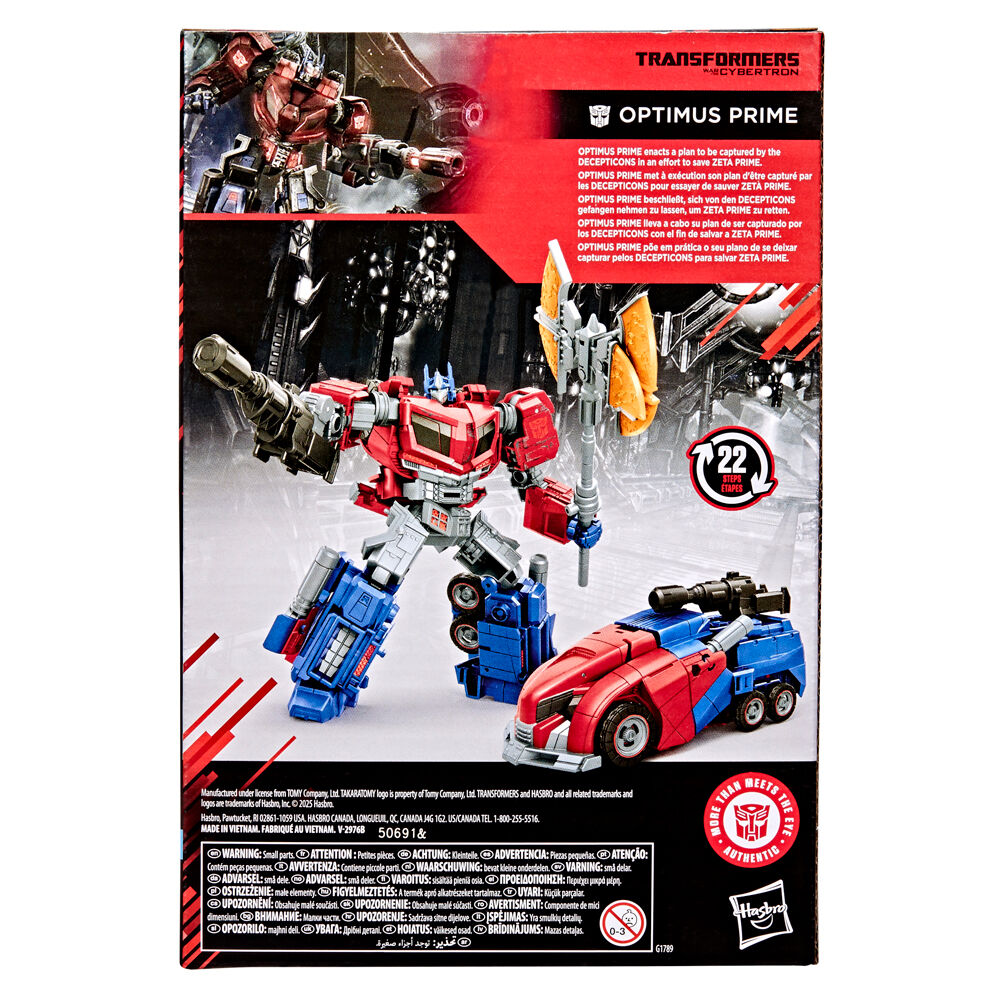 Hasbro Figura Optimus Prime MTMTE Collection War of Cybertron Transformers 16,5cm (imagen 5 de 6)