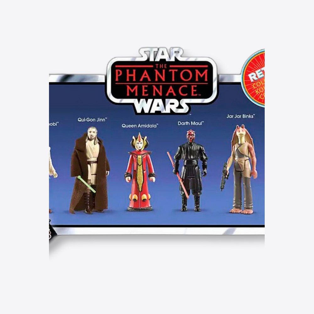 Hasbro Set figuras Phantom Menace Star Wars 9,5cm (imagen 5 de 6)