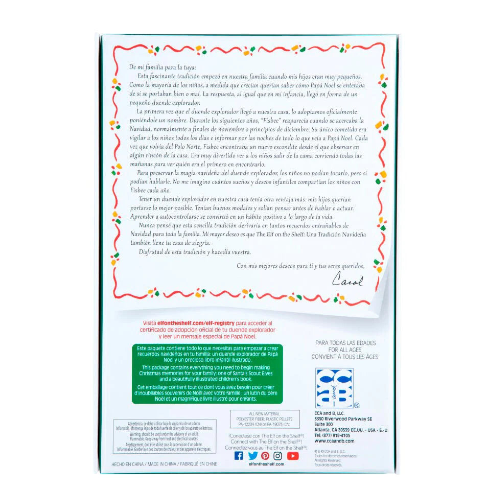 Cefa Toys Set Cuento + Muñeco Elfo The Elf On the Shelf español (imagen 5 de 7)