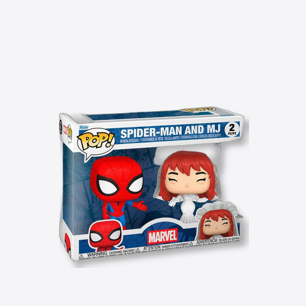Funko Blister 2 figuras POP Marvel Spider-Man and MJ (imagen 5 de 6)