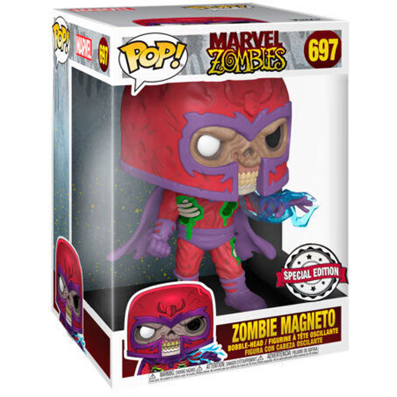 Funko Figura POP Marvel Zombies Magneto Exclusive 25cm (imagen 3 de 4)