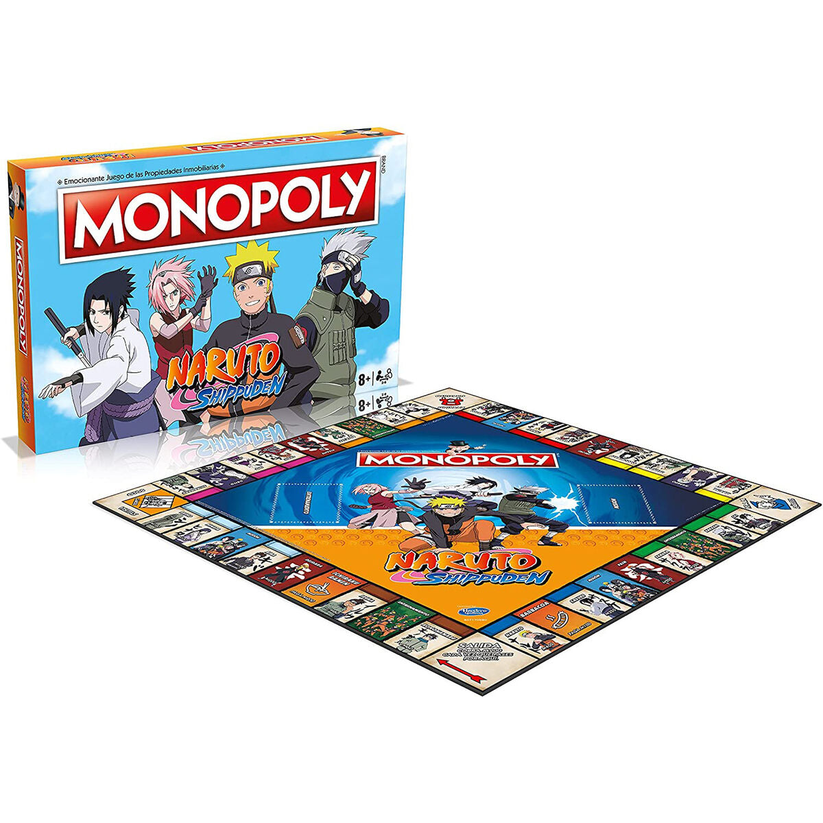 Naruto Shippuden Juego de Mesa Monopoly Edición Coleccionista