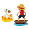 One Piece Figura Luffy & Going Merry Log Stories Banpresto 8cm