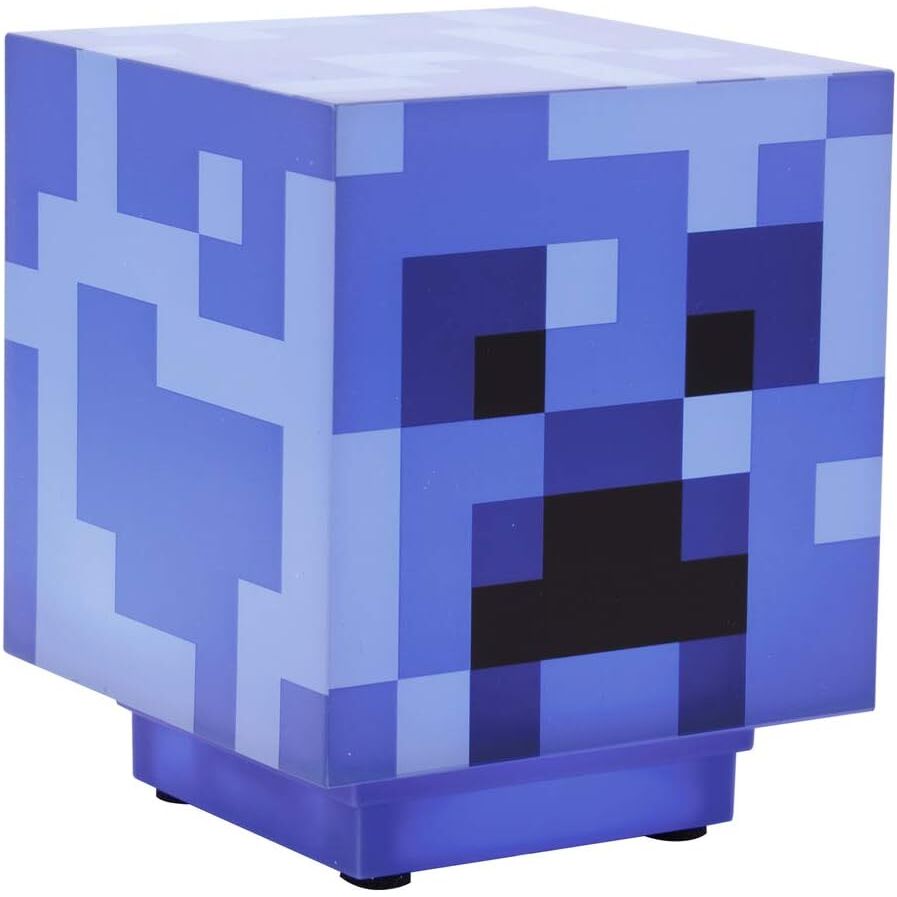 Lámpara 3D Sonido Charged Creeper Minecraft Oficial