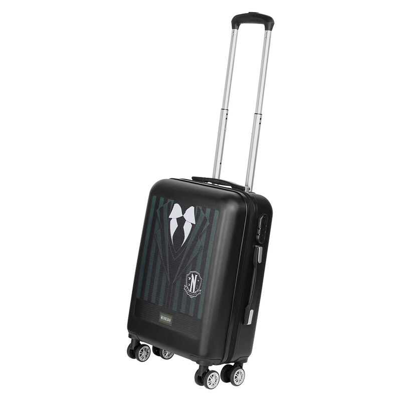 Karactermania Maleta trolley ABS Uniform Miercoles 55cm (imagen 3 de 6)