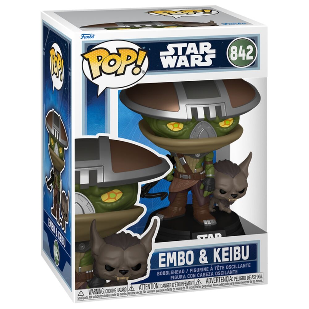 Star Wars Figura POP Embo & Keibu Mandalorian Funko