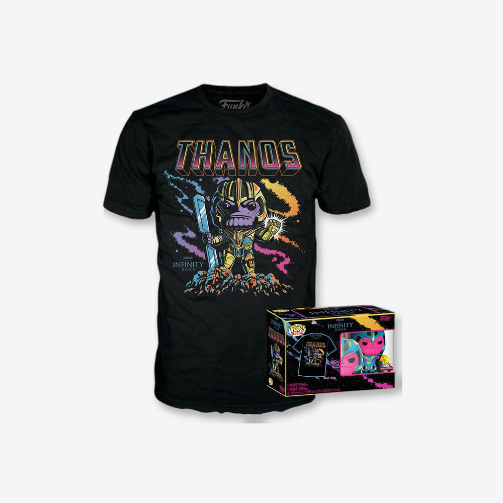 Funko Set figura POP & Tee Marvel Infinity Saga Thanos Exclusive (imagen 6 de 6)