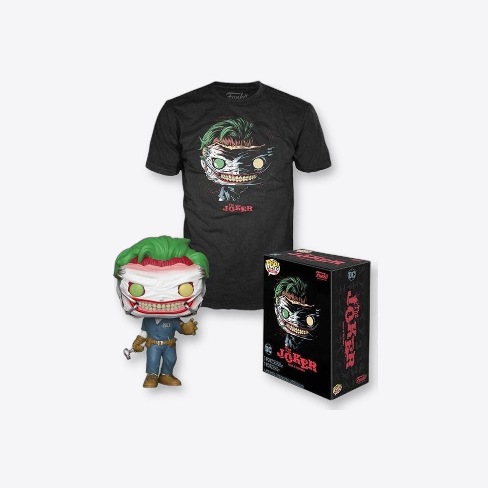 Funko Set figura POP & Tee DC Comics The Joker Exclusive M (imagen 6 de 6)