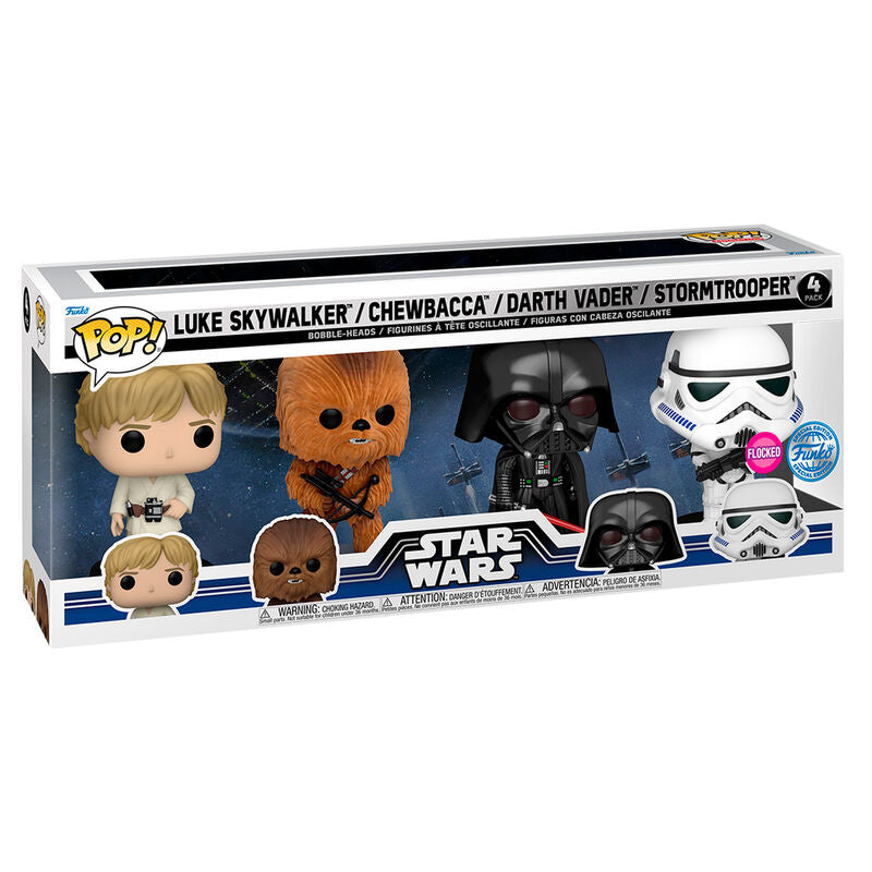 Funko Blister 4 figuras POP Star Wars New Classics Exclusive