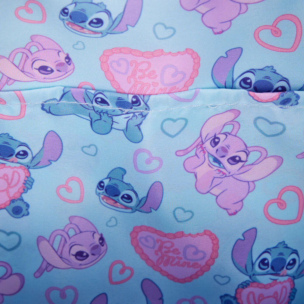 Mochila Be Mine Angel & Stitch Disney Loungefly (imagen 4 de 5)