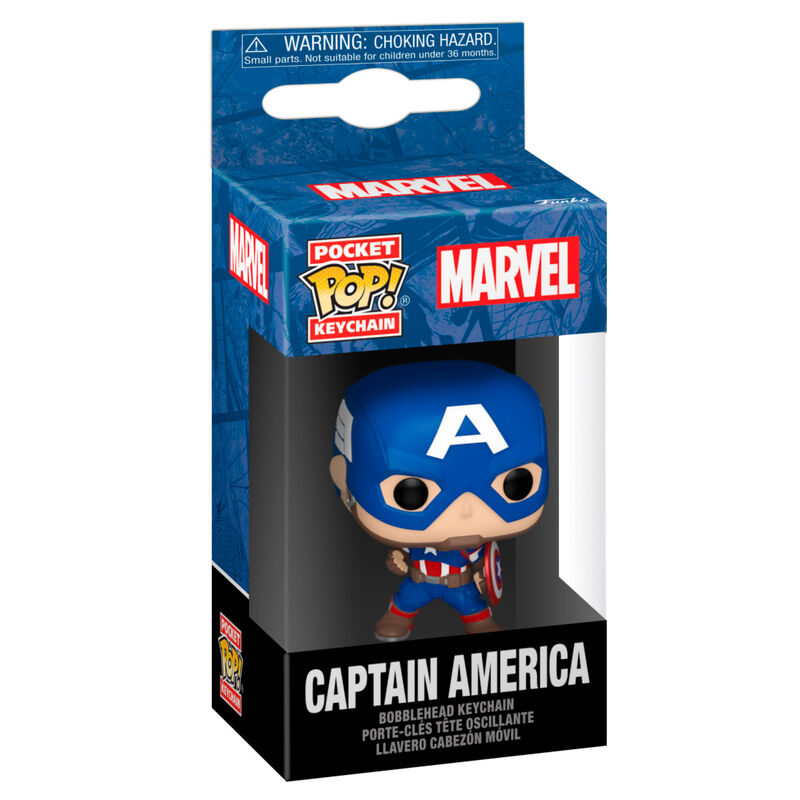 Llavero Pocket POP Marvel Captain America Classics - Funko | Marvel