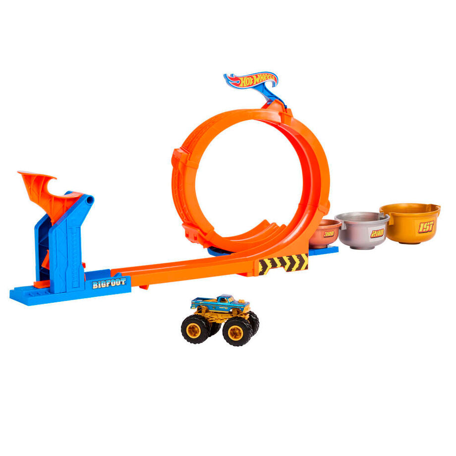 Hot Wheels Monster Trucks Pista Trofeo Bigfoot Mattel