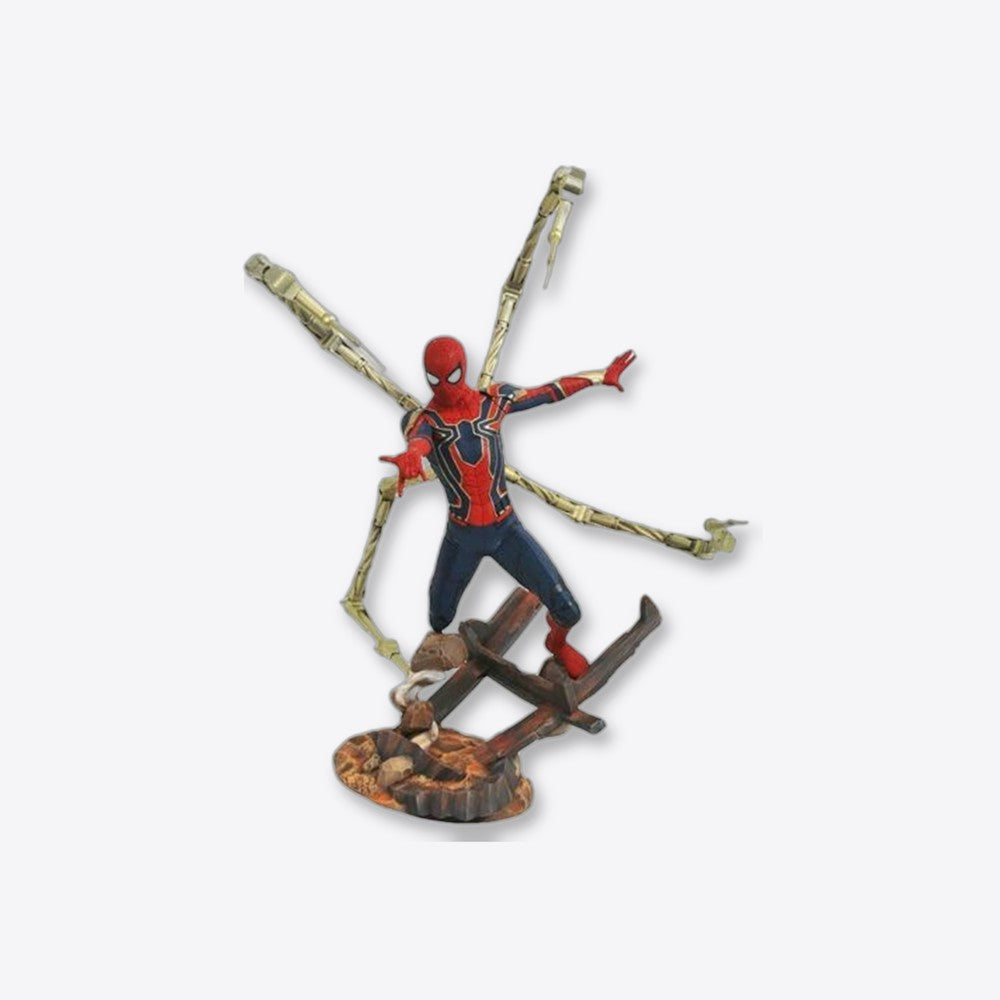 Figura diamond select toys marvel premier collection avengers 3 iron spider - man (imagen 2 de 6)