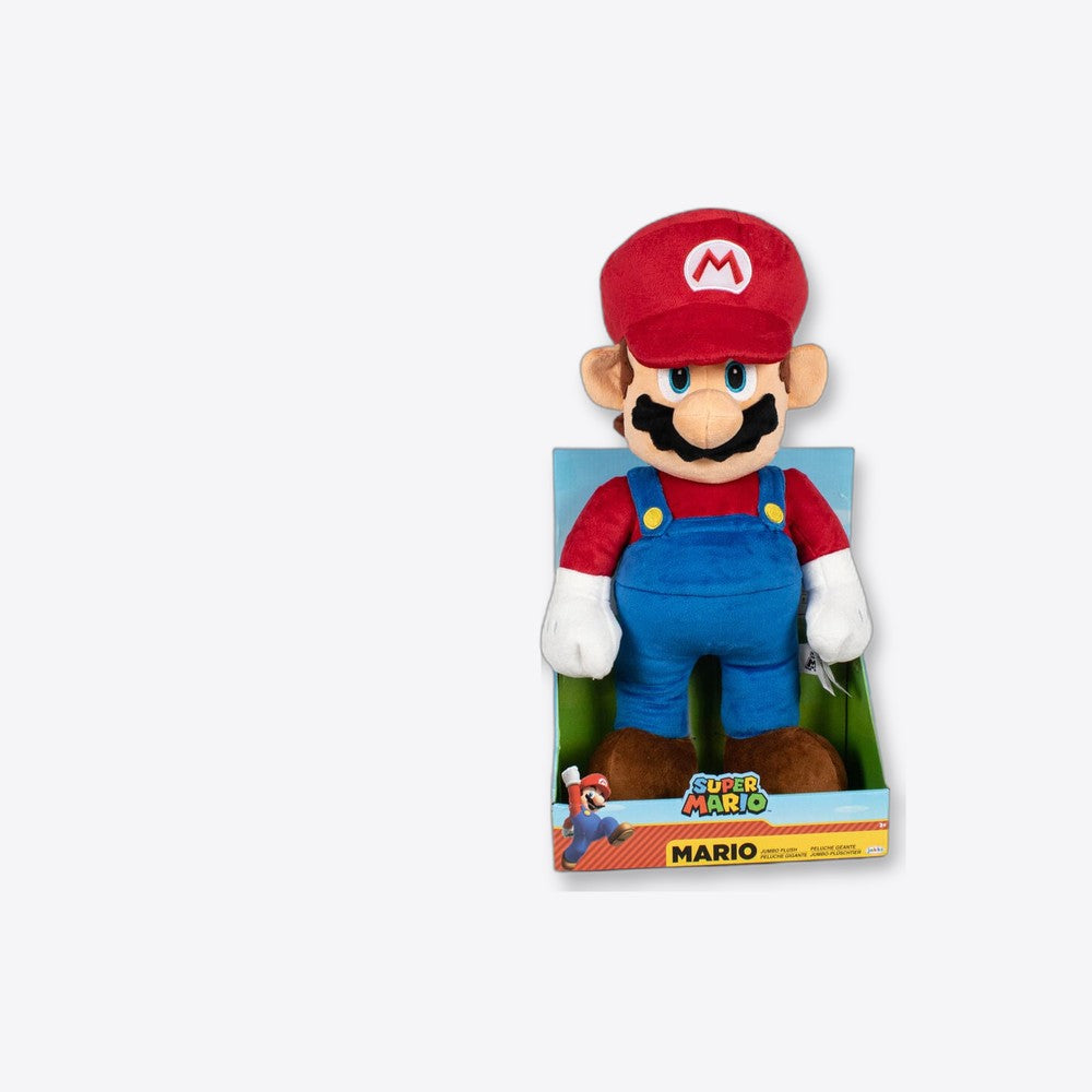 Jakks Pacific Peluche Jumbo Super Mario Nintendo 50cm (imagen 4 de 6)