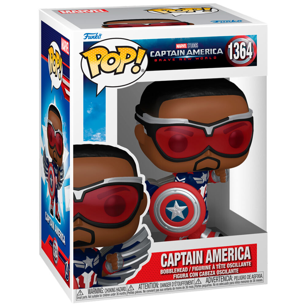 Figura POP Marvel Capitán América Brave New World | Funko