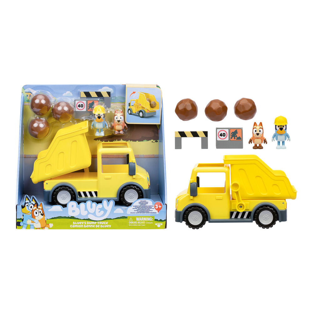 Famosa Camion Volquete + figuras Bluey (imagen 2 de 9)