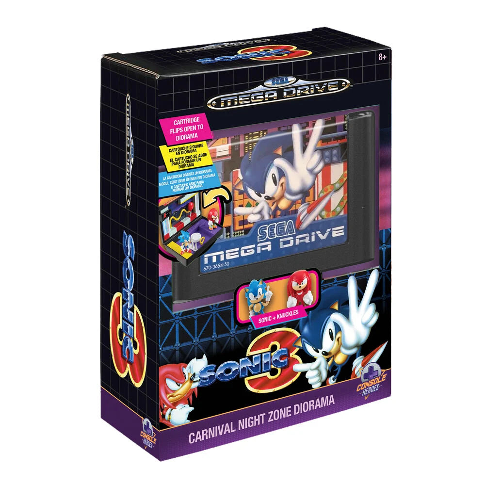 Sonic The Hedgehog 3 Diorama Mega Drive Console Heroes