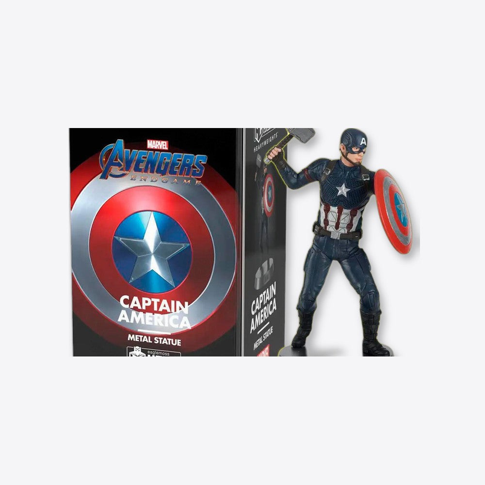 Eaglemoss Hero Collector Figura Capitan America Heavyweights Los Vengadores Avengers Marvel (imagen 6 de 6)