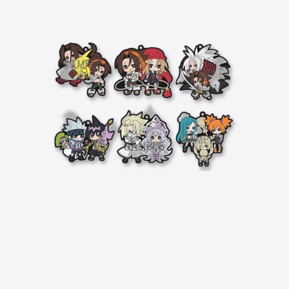 Accesorio de colgante llavero megahouse rubber mascot shaman king set de 6 (imagen 6 de 6)