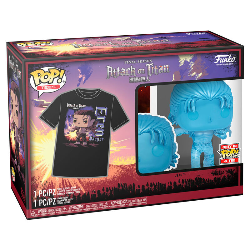 Funko Set figura POP & Tee Attack on Titan Eren Exclusive (imagen 3 de 5)