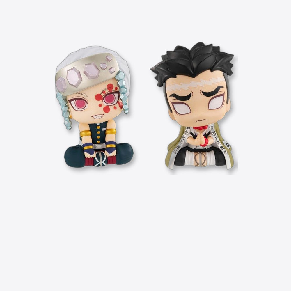 Pack 2 figuras megahouse demon slayer kimetsu no yaiba gyomei uzui (imagen 6 de 6)