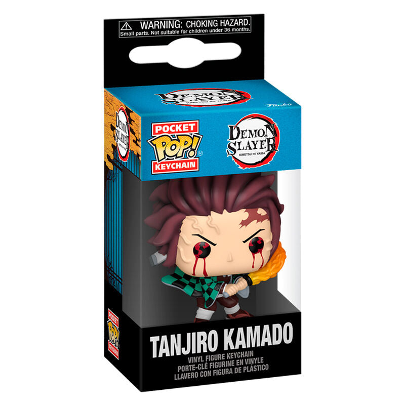 Llavero Pocket POP Demon Slayer Kimetsu no Yaiba Tanjiro Kamado | Funko