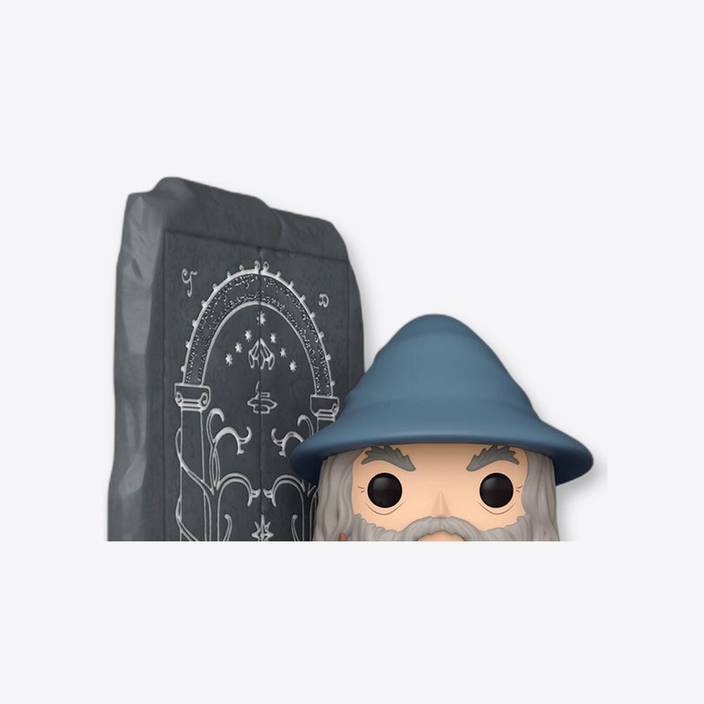 Funko Figura POP Deluxe El Señor de los Anillos Gandalf with Doors of Durin (imagen 4 de 6)