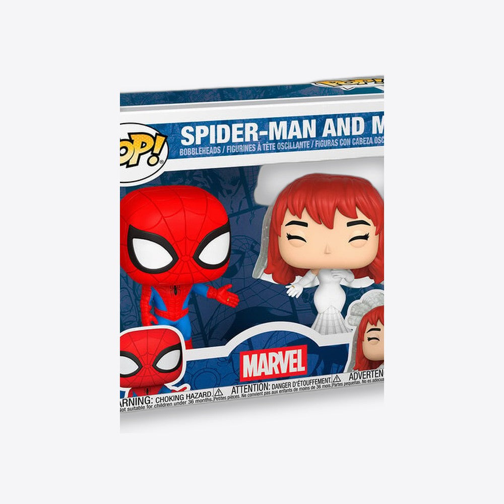Funko Blister 2 figuras POP Marvel Spider-Man and MJ (imagen 6 de 6)