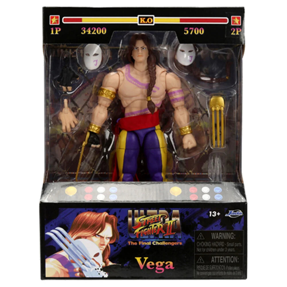Jada Toys Figura Vega Street Fighter II 15cm