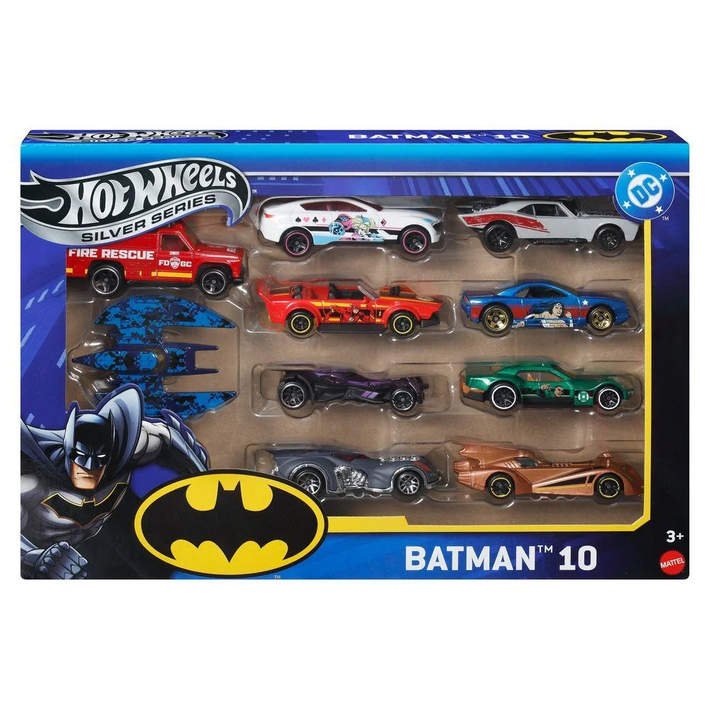 Mattel Blister 10 vehiculos Batman DC Universe Hot Wheels