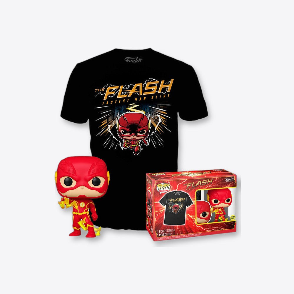 Funko Set figura POP & Tee DC Comics The Flash (imagen 2 de 6)