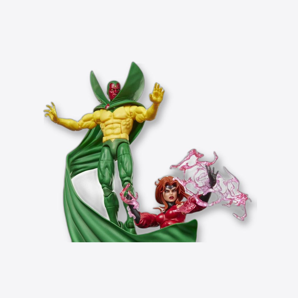 Hasbro Pack 2 figuras marvel legends series earth's mightiest heroes avengers vision & scarlet witch (imagen 3 de 6)
