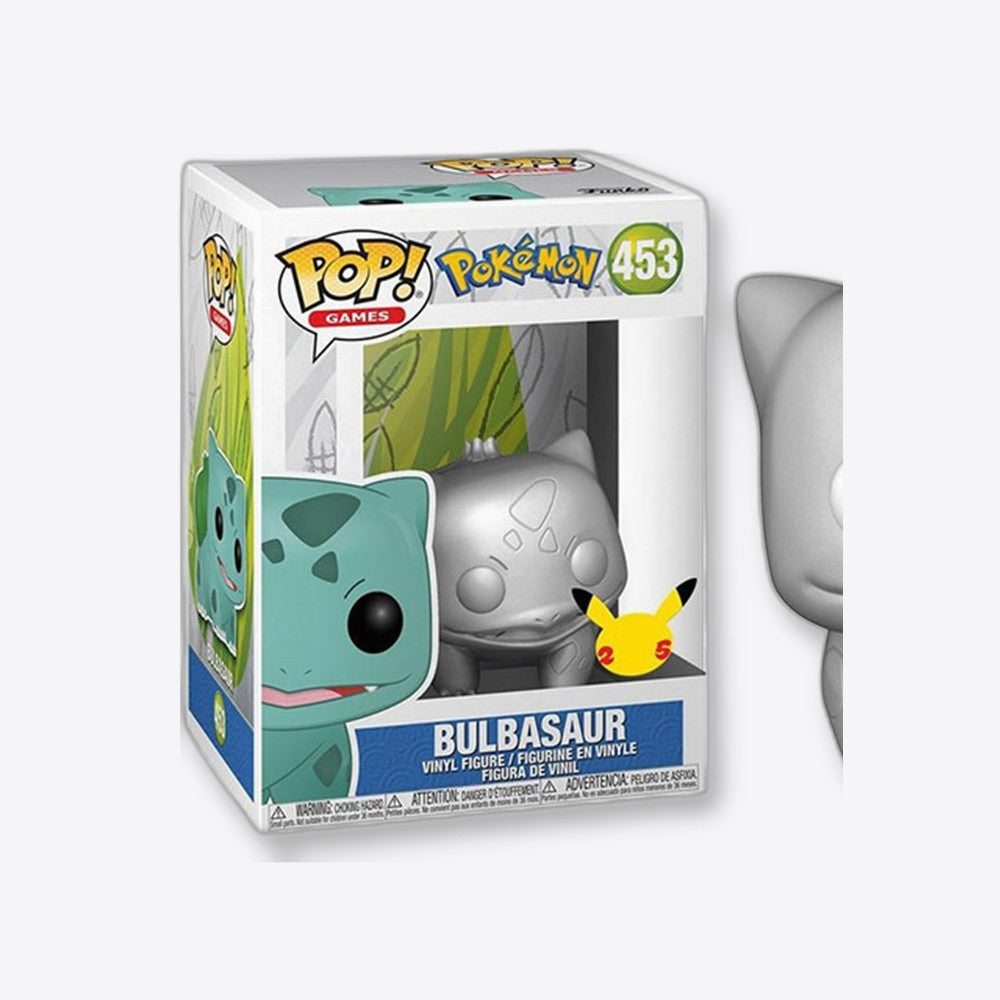 Funko pop jumbo pokemon s6 bulbasaur plateado efecto metalico 10 pulgadas edicion especial exclusivo 59874 (imagen 3 de 6)