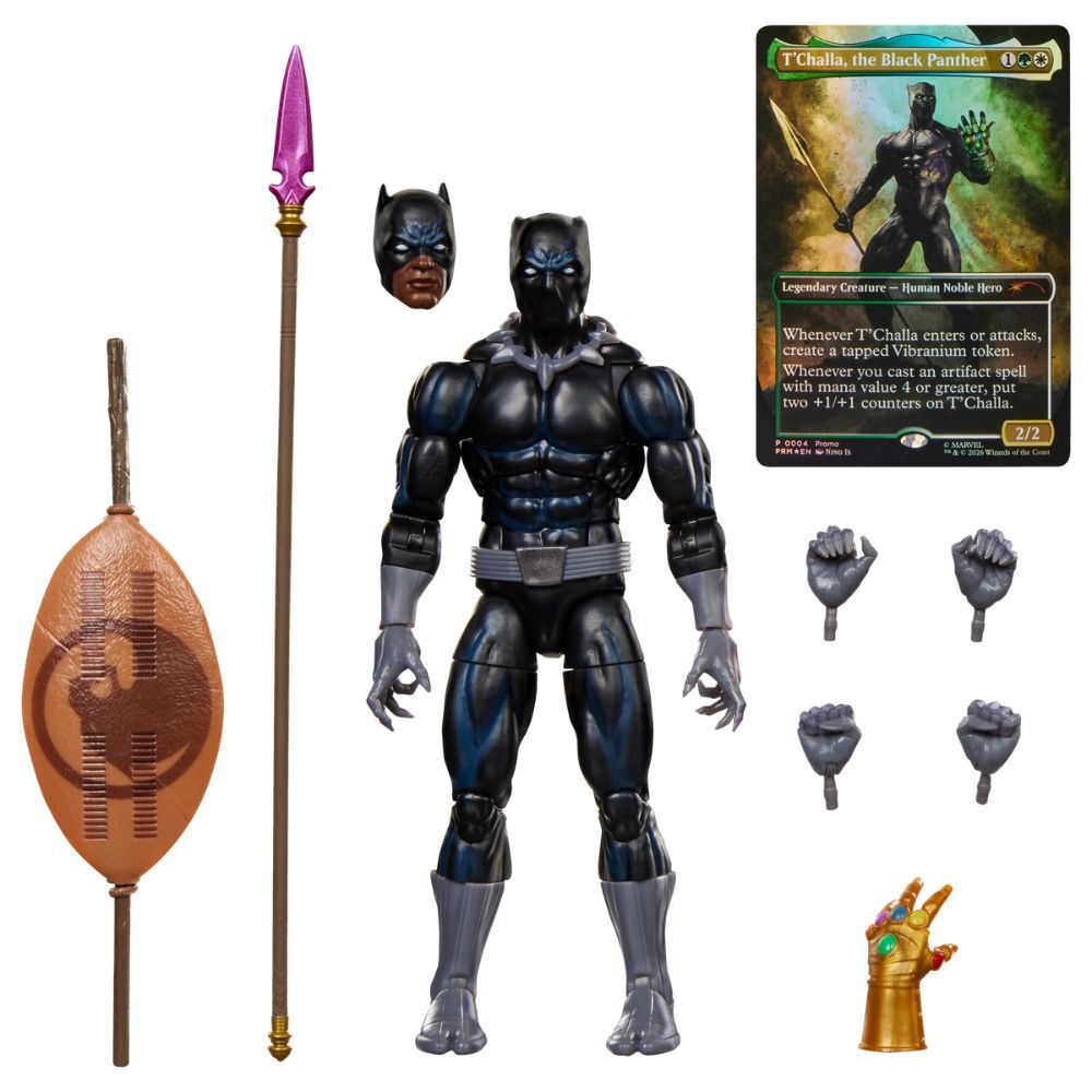 Hasbro Figura Black Panther Magic The Gathering Marvel Legends Series 15cm (imagen 9 de 10)