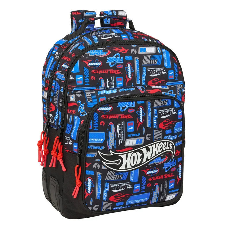Safta Mochila Hot Wheels 42cm adaptable