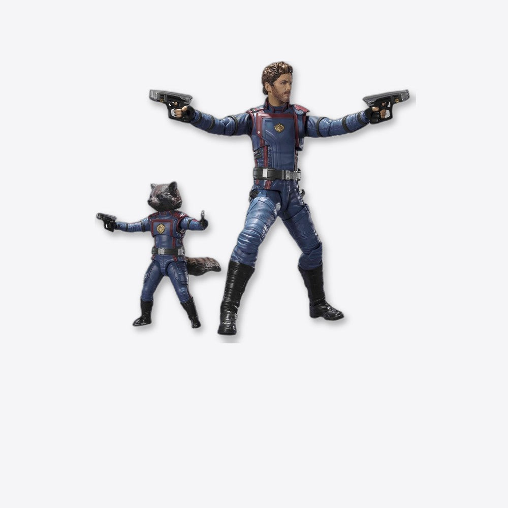 Figura tamashii nations sh figuarts guardianes de la galaxia volumen 3 star lord & rocket raccoon 2 (imagen 6 de 6)