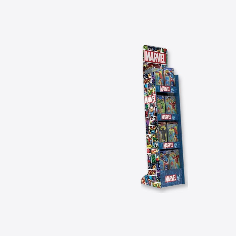 Expositor hasbro marvel retro 48 unidades 5 modelos (imagen 4 de 6)