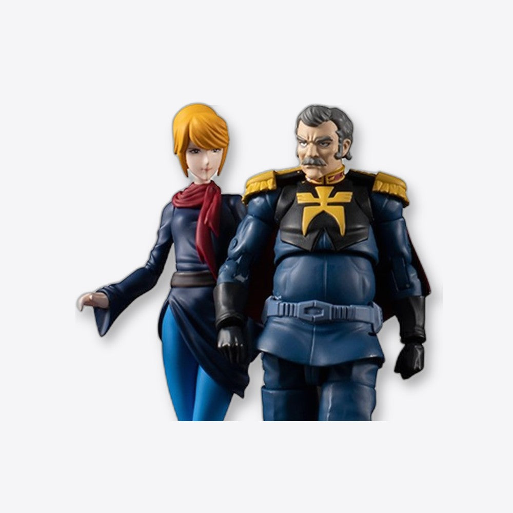 Figuras megahouse g.m.g mobilesuit gundam principality of zeon army 07 ramba ral & crowley hamon (imagen 3 de 6)