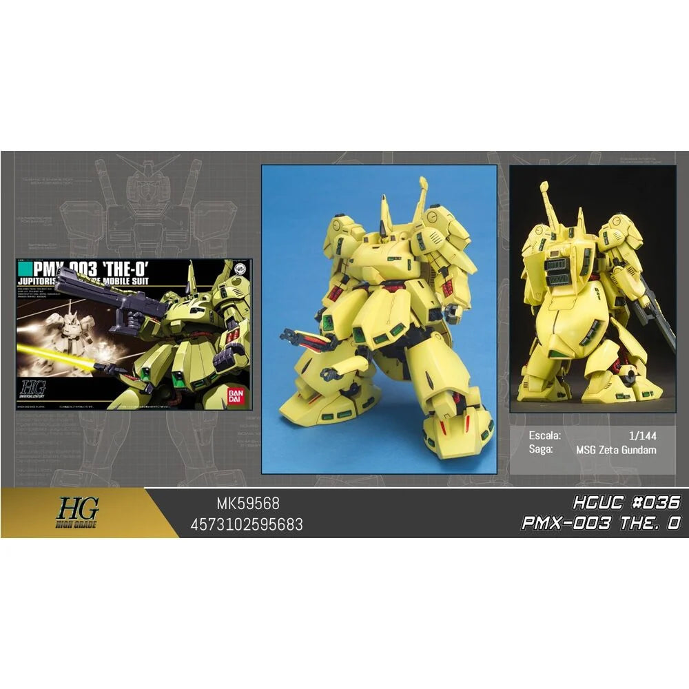 Bandai Hobby Maqueta HGUC 1/144 PMX-003 The-O Mobile Suit Zeta Gundam (imagen 2 de 3)