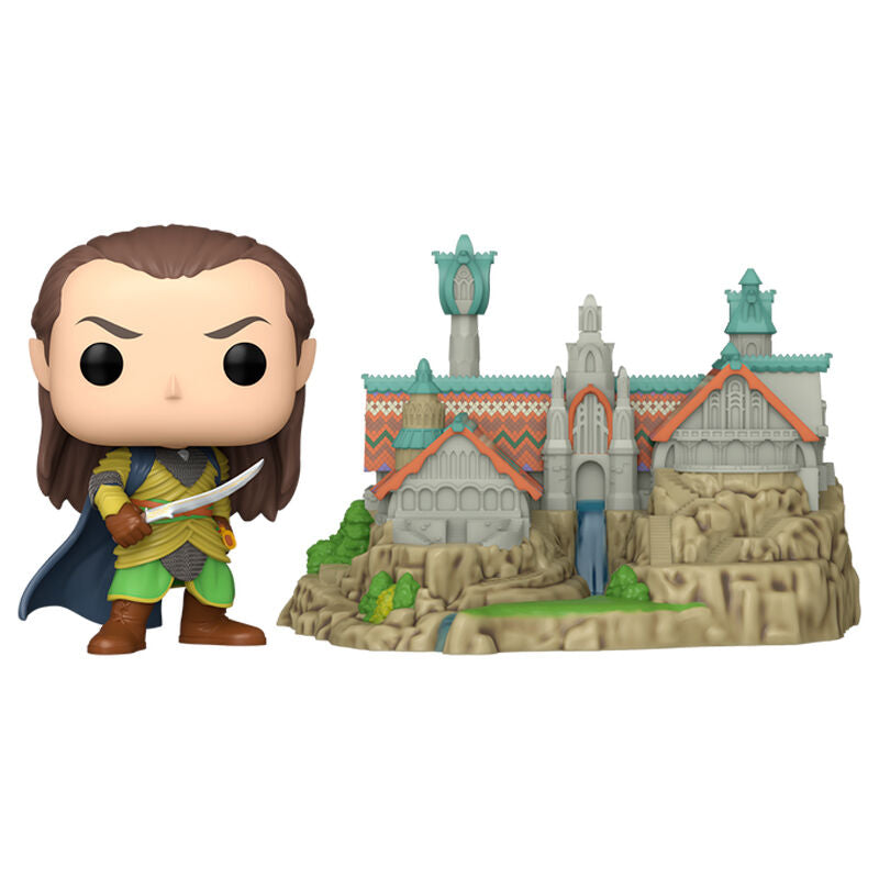 Lord Elrond with Rivendell - Pop Vinyls | The Lord of the Rings