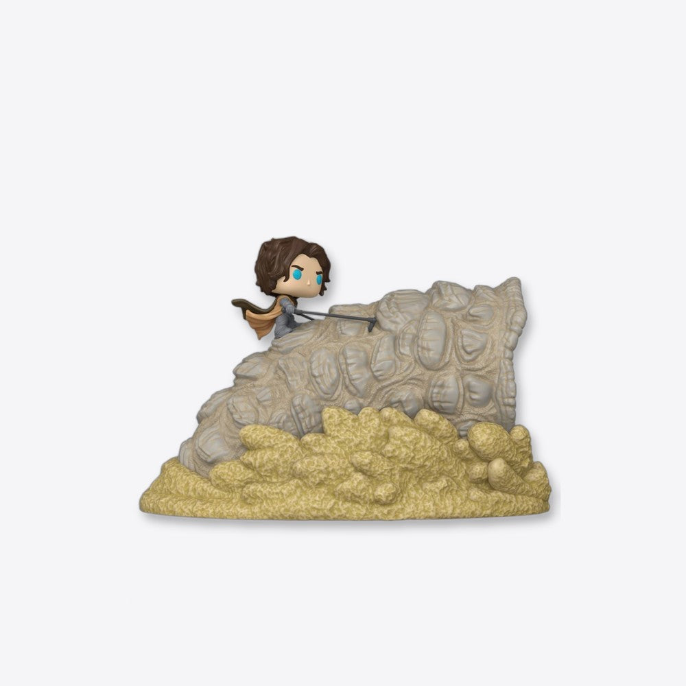 Funko Figura POP Dune Part Three Moment Paul Atreides with Sandworm (imagen 5 de 6)