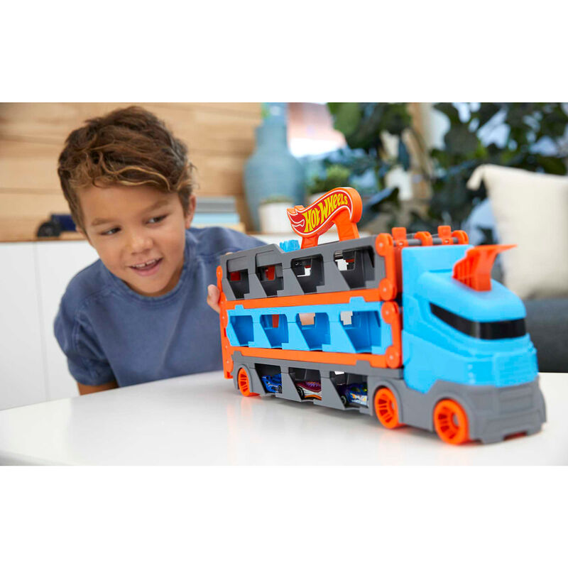 Hot Wheels Camión Transporte Convertible Juguete Niños