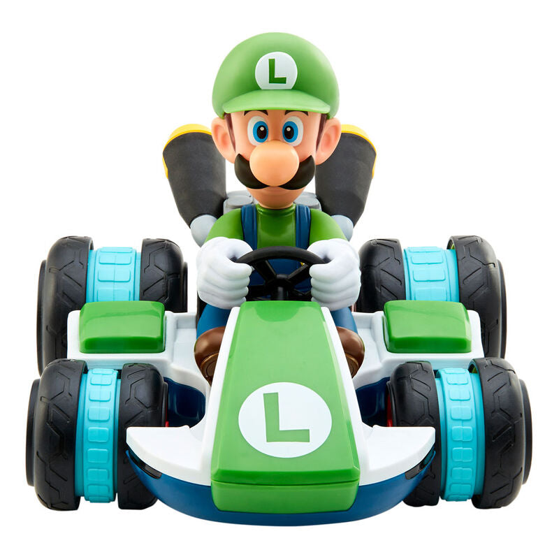 Jakks Pacific Coche Mini RC Racer Luigi Mario Kart Nintendo radio control (imagen 6 de 7)