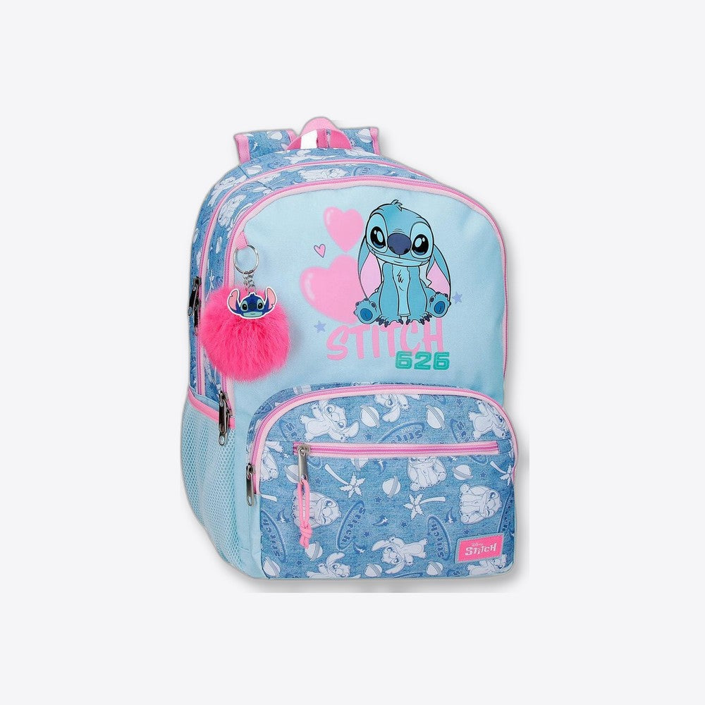 Joumma Bags Mochila Hearts Stitch Disney 44cm adaptable (imagen 3 de 6)
